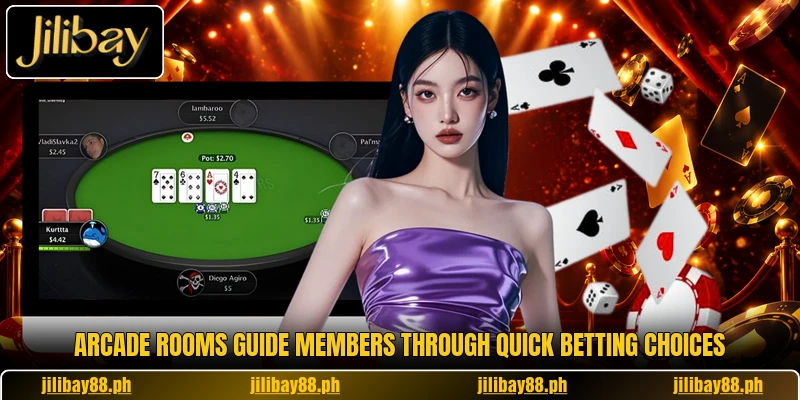 Arcade rooms guide members through quick betting choices Arcade rooms guide members through quick betting choices