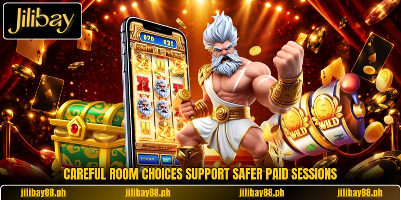 Careful room choices support safer paid sessions Careful room choices support safer paid sessions