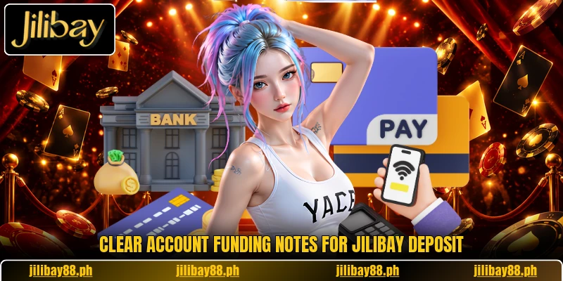 Clear account funding notes for jilibay deposit Clear account funding notes for jilibay deposit