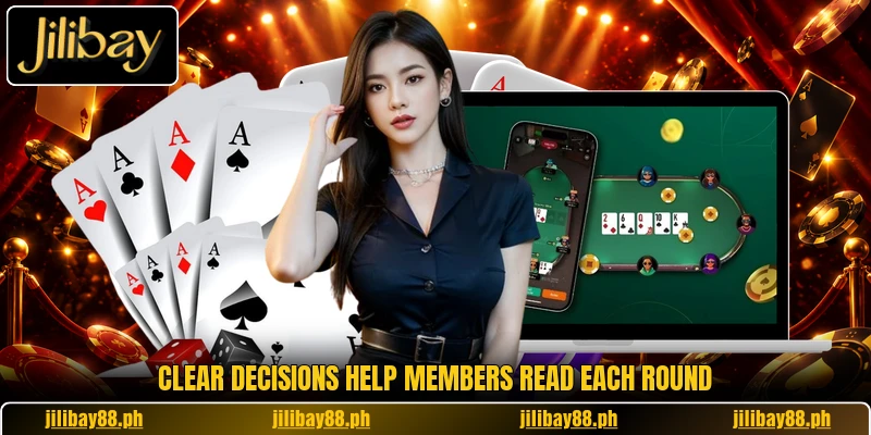 Clear decisions help members read each round