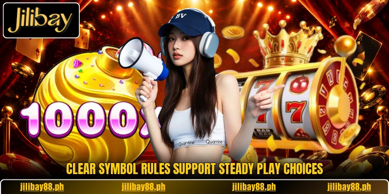 Clear symbol rules support steady play choices Clear symbol rules support steady play choices
