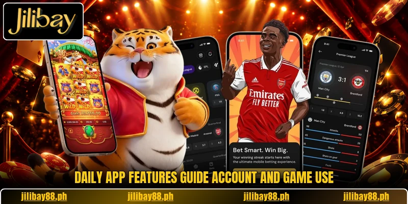 Daily app features guide account and game use Daily app features guide account and game use