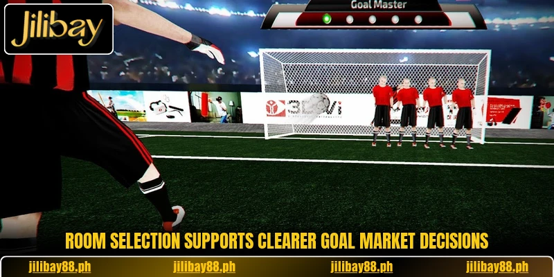 Room selection supports clearer goal market decisions Room selection supports clearer goal market decisions