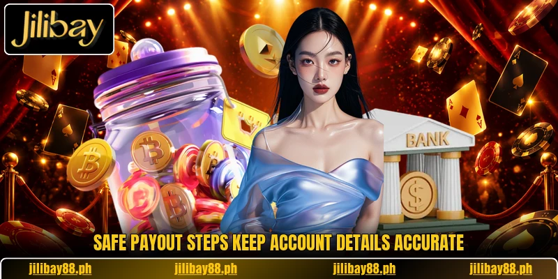 Safe payout steps keep account details accurate