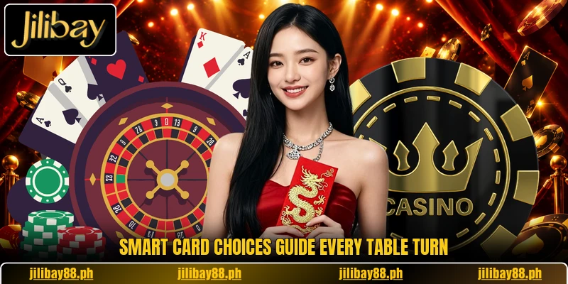 Smart card choices guide every table turn