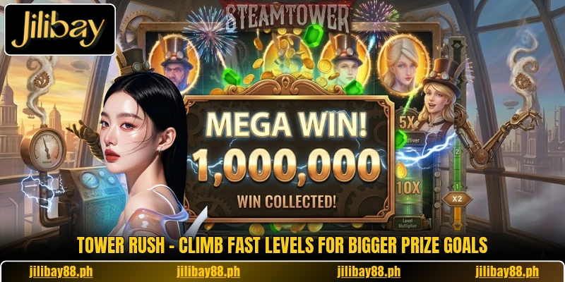 Tower Rush - Climb Fast Levels For Bigger Prize Goals